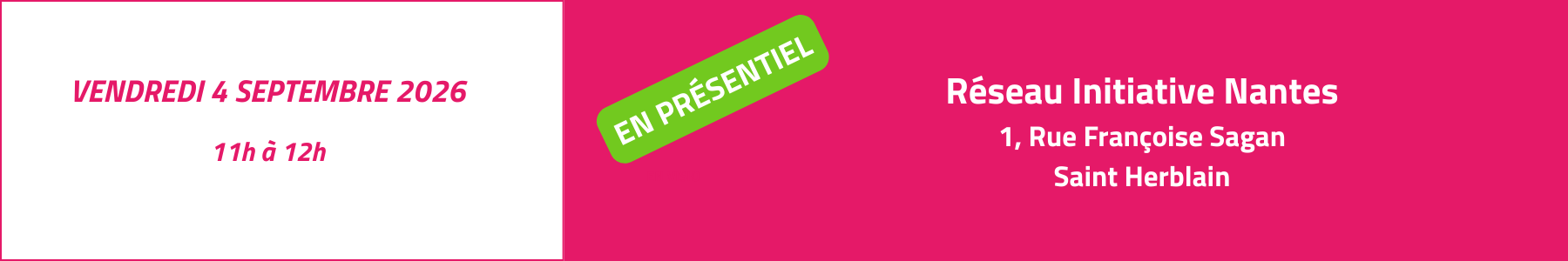 Réunion d'information parrainage septembre